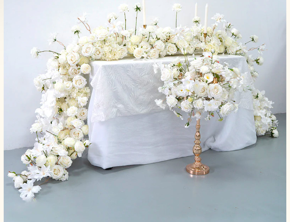 Flower Arrangements and Flower Runners